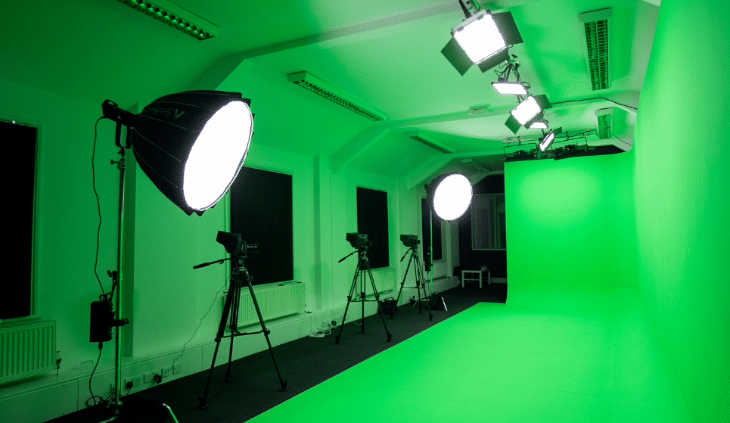 choosing the perfect lighting for video production with green screens